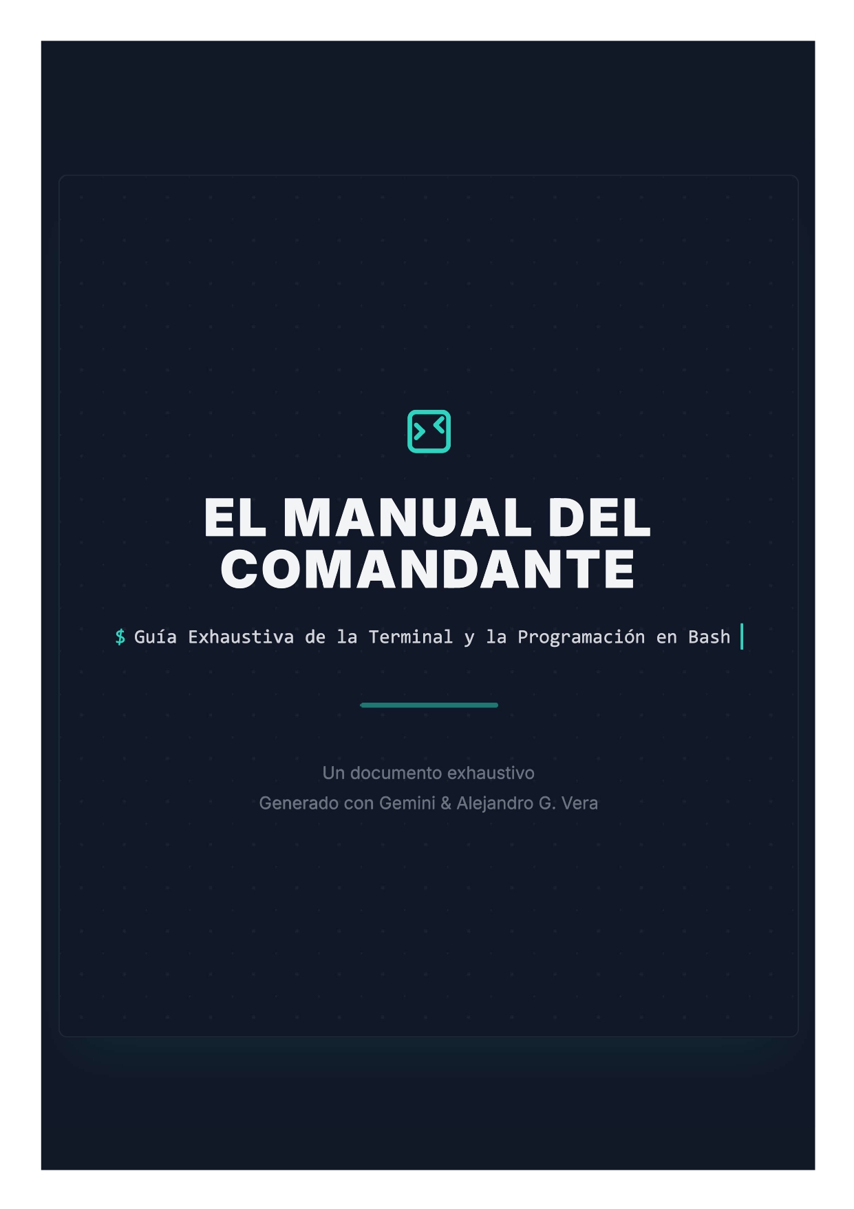Portada del libro Manual de Linux